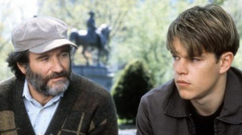 Robin Williams And Matt Damon In 'Good Will Hunting'